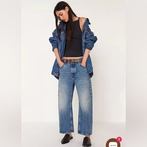 Free People Deep Trance Dropped Boyfriend Jeans in From Beyond colour